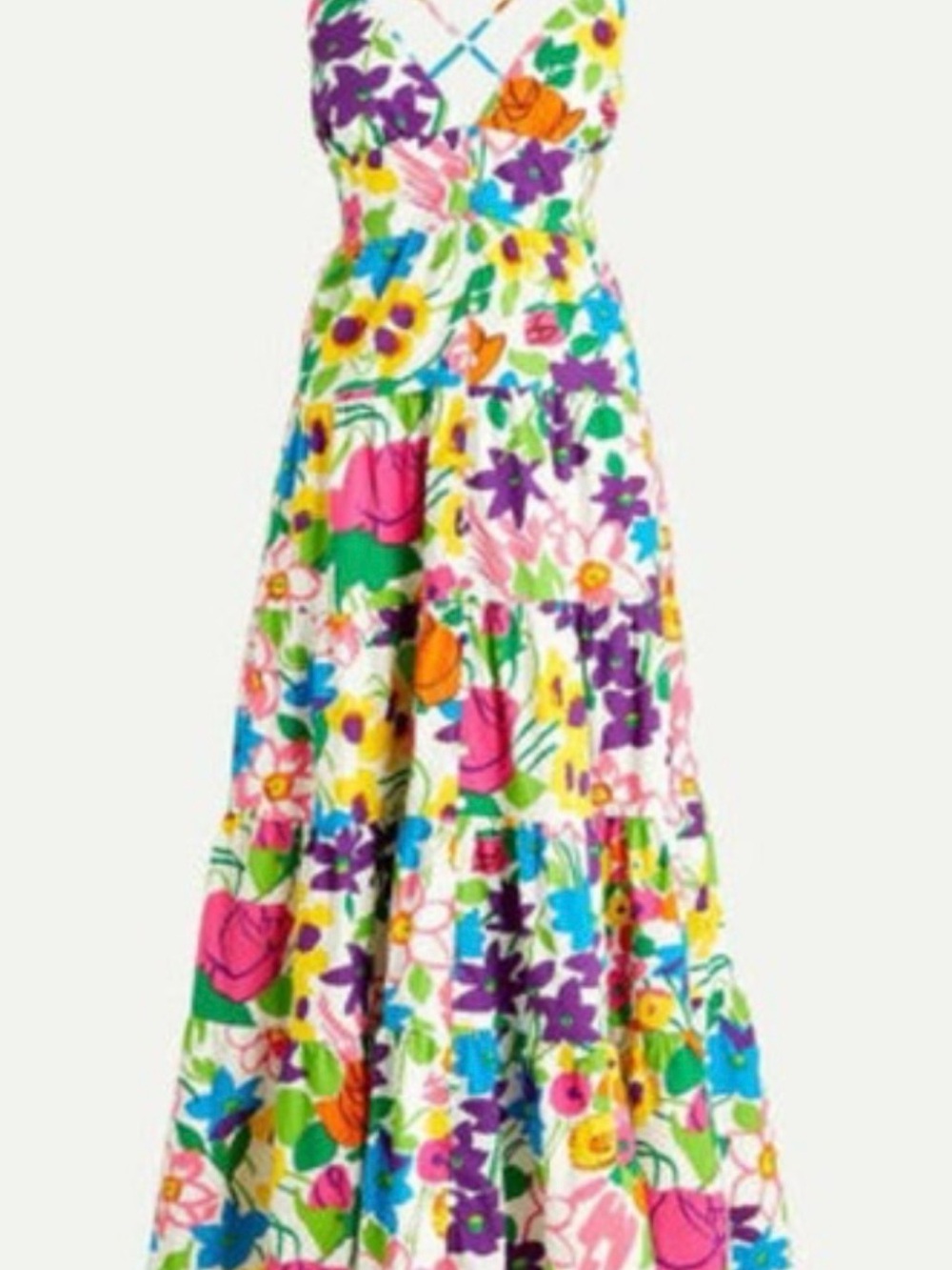 J. Crew cotton poplin dress in Vibrant Garden